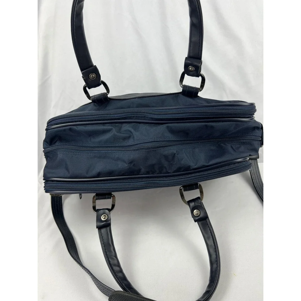 American Tourister Luggage Bag Vintage 7800 Series Navy Blue Nylon Carry-On 1988